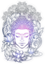 Enlightening Buddha Purnima Sticker