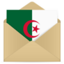 Envelope With Algeria Flag Sticker