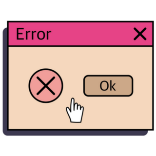 Error Ok Internet 90s Sticker