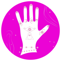 Esoteric Symbols For Fortune Telling Sticker
