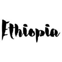 Ethiopia Calligraphy Sticker