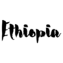Ethiopia Calligraphy Sticker