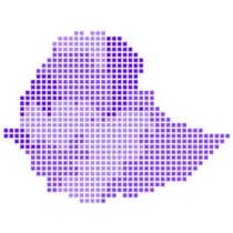 Ethiopia Dot Map Sticker