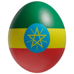Ethiopia Egg Sticker