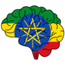Ethiopia Flag Brain Sticker