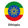 Ethiopia Flag Logo Sticker