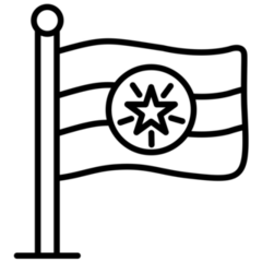 Ethiopia Line Icon Sticker