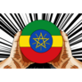Ethiopia Pop Art Sticker