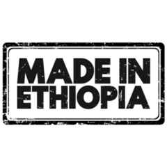 Ethiopia Text Emblem Sticker