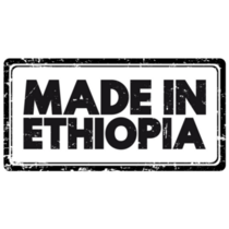 Ethiopia Text Emblem Sticker