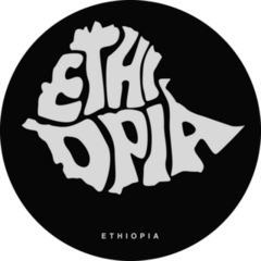 Ethiopia Typography Sticker