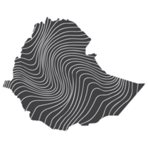 Ethiopia Wave Pattern Sticker