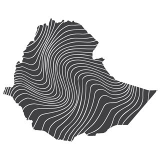 Ethiopia Wave Pattern Sticker