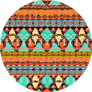 Ethnic Boho Seamless Pattern Sticker