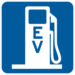 Ev Gas Station Sticker