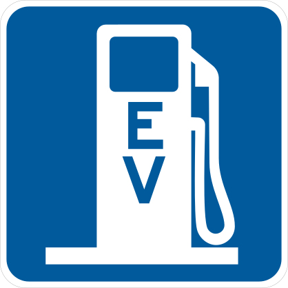 Ev Gas Station Sticker