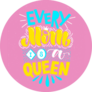 Every Mom Is A Queen Cartoon Sticker