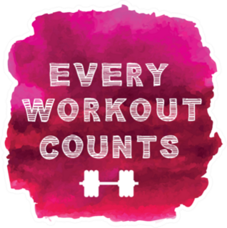 Every Workout Counts Sticker