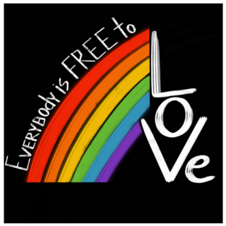 Everybody Is Free To Love Rainbow Pride Sticker