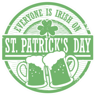 Everyone Is Irish on St. Patricks Day Sticker