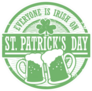 Everyone Is Irish on St. Patricks Day Sticker