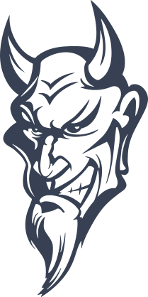 Evil Devil Face Sticker