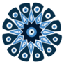 Evil Eye Blue Turkish Circular Symbol Sticker