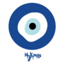 Evil Eye Greek Symbol Mykonos Sticker