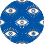 Evil Eye Vector Seamless Pattern Magical Greek Sticker