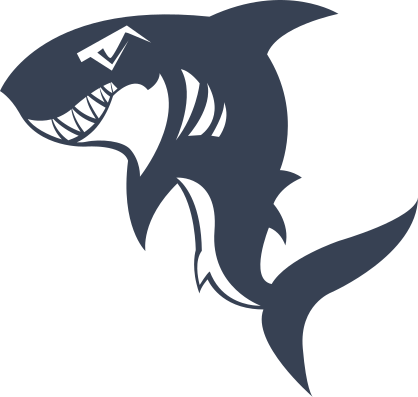 Evil Shark Sticker