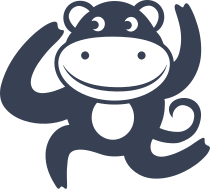 Excited Monkey Sticker