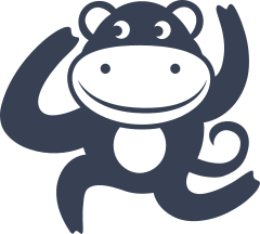 Excited Monkey Sticker