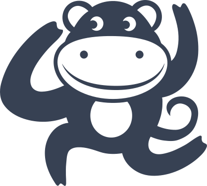 Excited Monkey Sticker