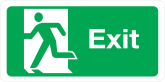 Exit Sign Sticker