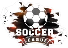 Exploding Soccer League Sticker