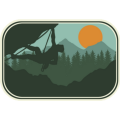 Extreme Rock Climbing Sticker