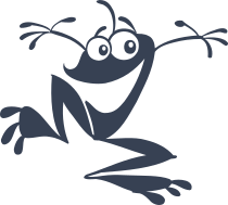 Extremely Happy Frog Toad Sticker