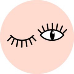 Eye Doodles Hand Drawing Sticker