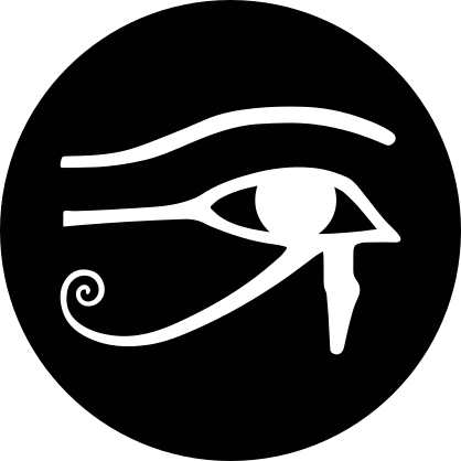 Eye of Horus Circle Transfer Sticker
