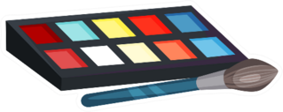 Eye Shadow Palette Sticker
