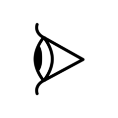 Eye Side Icon Sticker