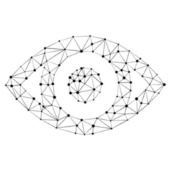 Eye With Polygon Line Sticker