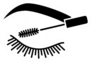 Eyelash Mascara Icon Sticker