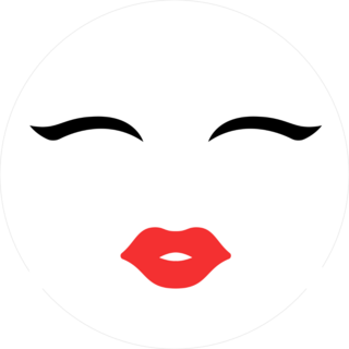 Eyelashes And Lips Sticker