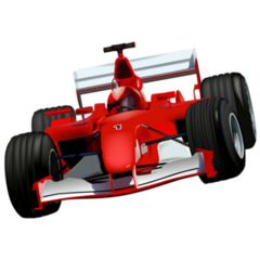 F1 Race Car - Colored Illustration Sticker