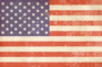 Faded Vintage American Flag Sticker