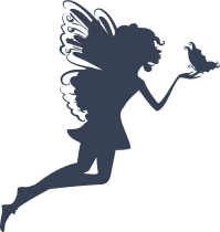 Fairy Holding Creature Sticker