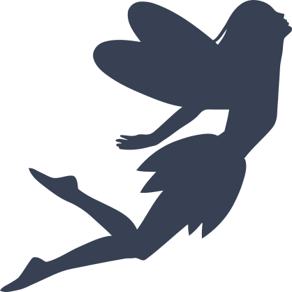 Fairy In Wind Sticker