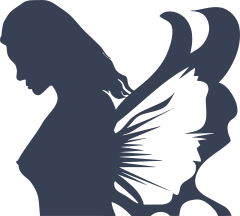 Fairy Looking Down Sticker