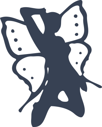 Fairy On Knees Sticker